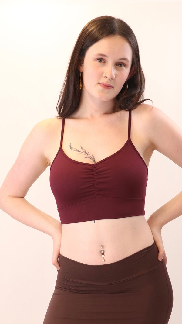 SCRUNCH BRA