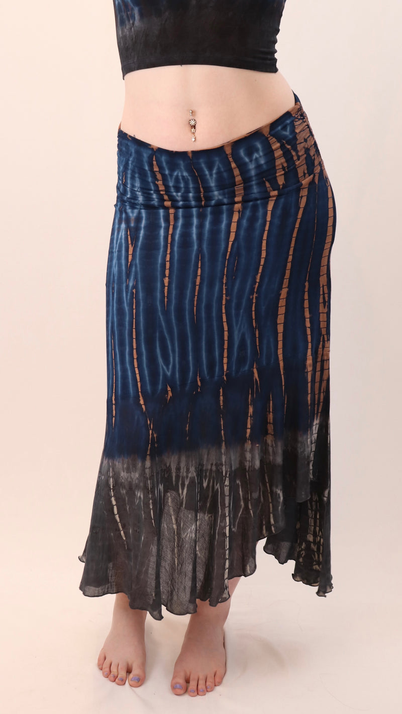 TIE DYE BOHO SKIRT