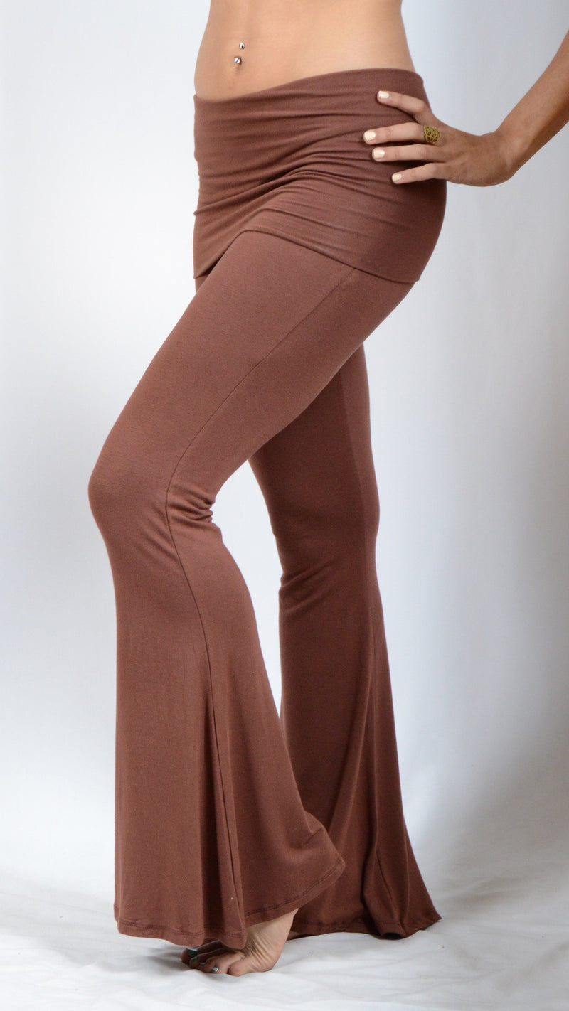 Fold Over Flare Pants
