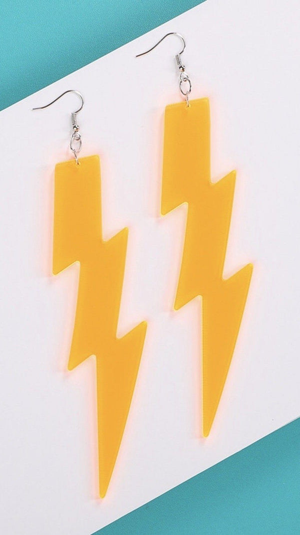 Lightning Bolt Earrings - Large